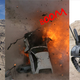 Illustration for article titled iWeaponizers/i: Remote-Controlled Armored Cars Fight Each Other To the Death